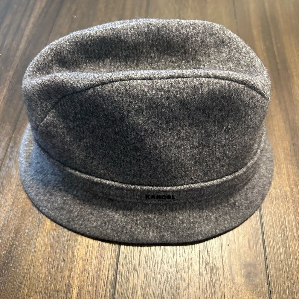 Kangol Wool Grey Fedora Hat Size XL
